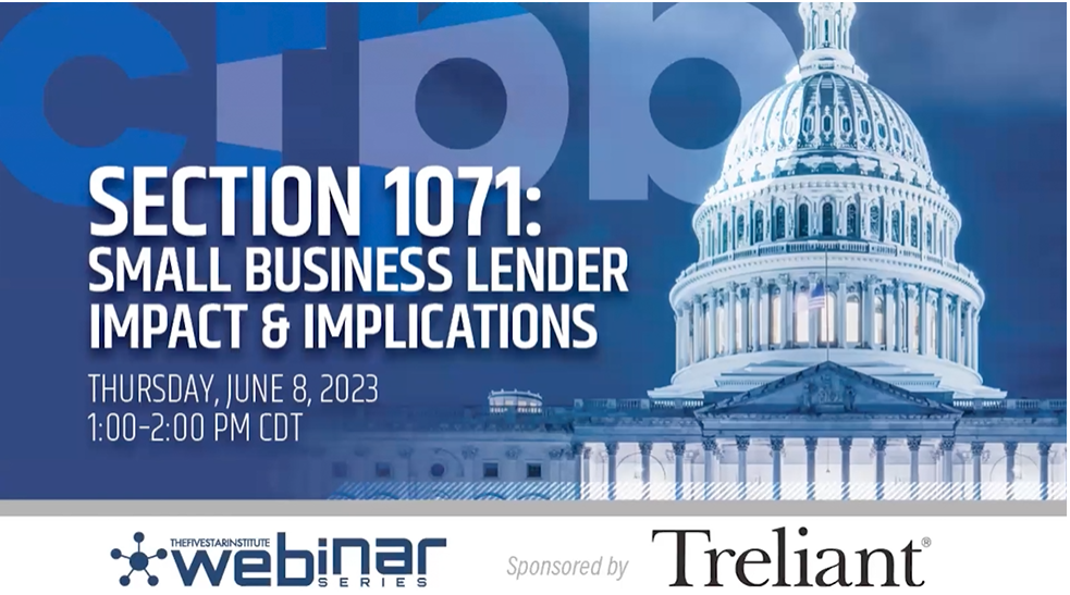 Section 1071: Small Business Lender Impact And Implications - Treliant